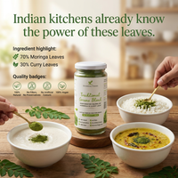 Traditional Greens Blend – Moringa & Curry Leaf Powder (150 g) 5