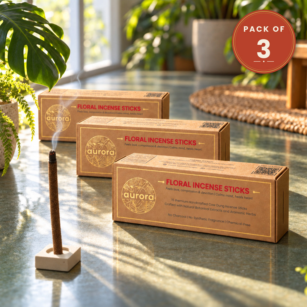Floral Incense Sticks (Pack of 3)