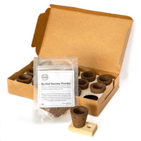 Aurora’s Lemongrass Cow Dung Incense Cups – Pack of 3 5
