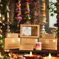 Triple Aroma Incense + Panchagavya Ghee Diya + Bath Salts 1