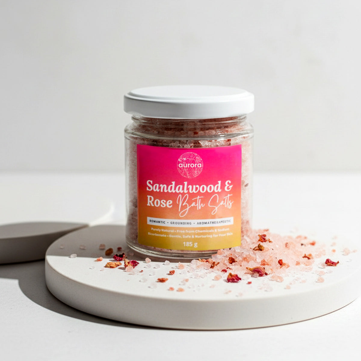 Aurora’s Sandalwood & Rose Bath Salts